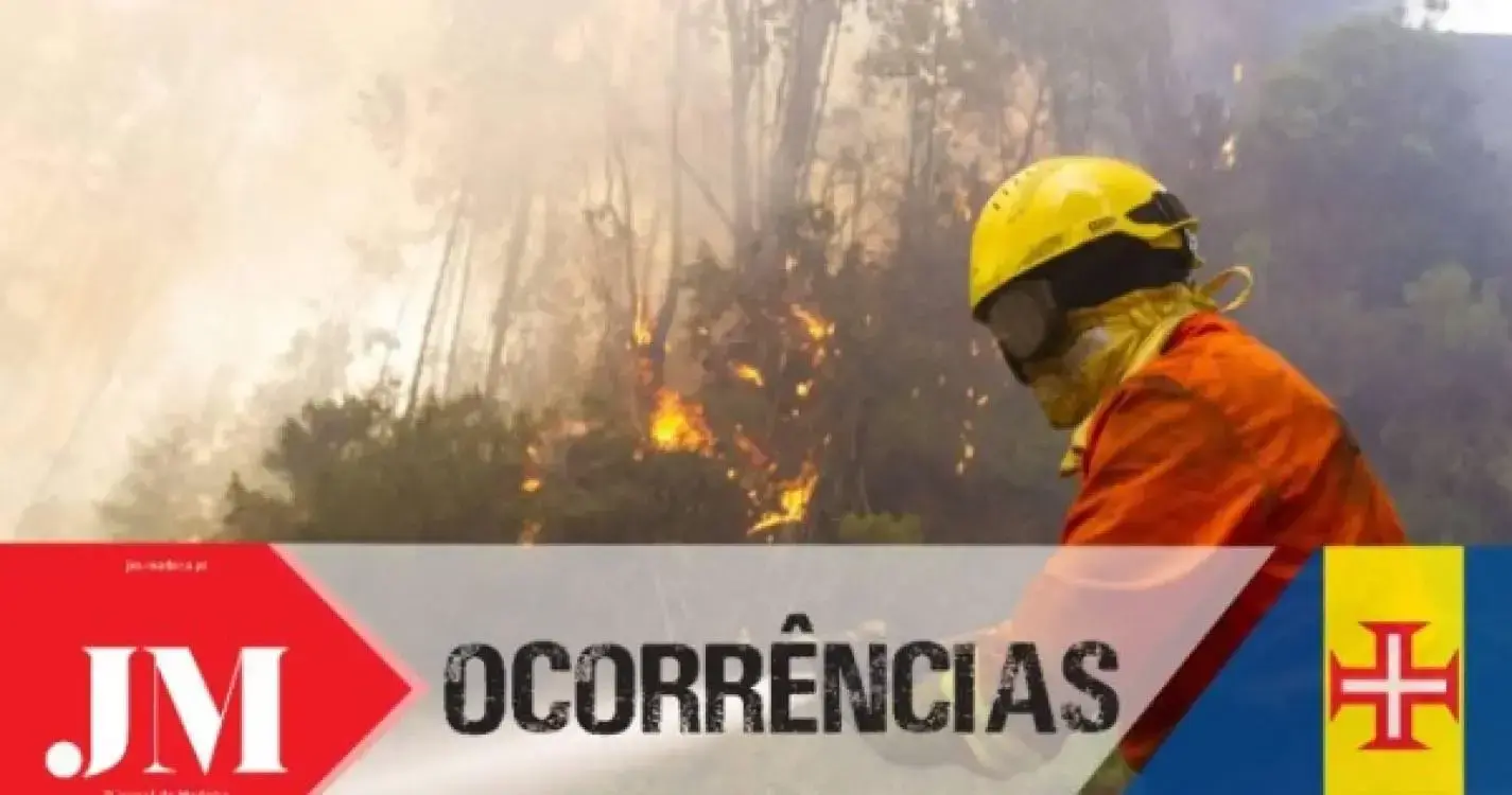 Incêndio mobiliza bombeiros para o Caminho do Pilar