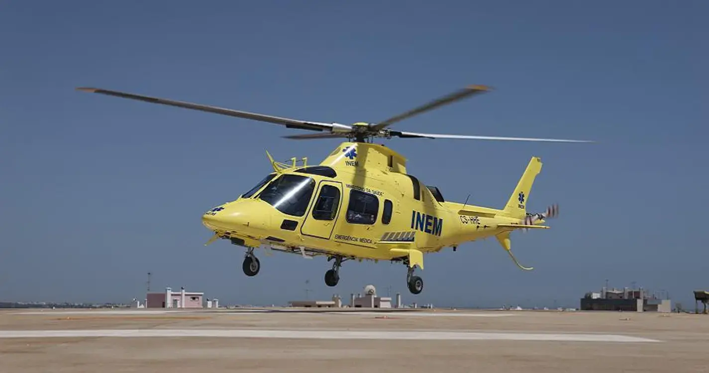 Helicópteros do INEM em Évora e Loulé passam a operar 24 horas por dia na segunda-feira
