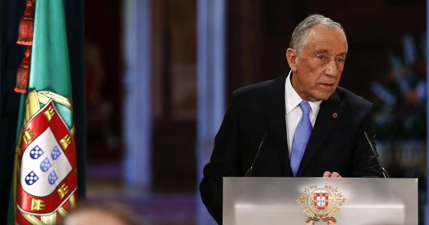 Marcelo manifesta preocupação com evolução da guerra na Ucrânia