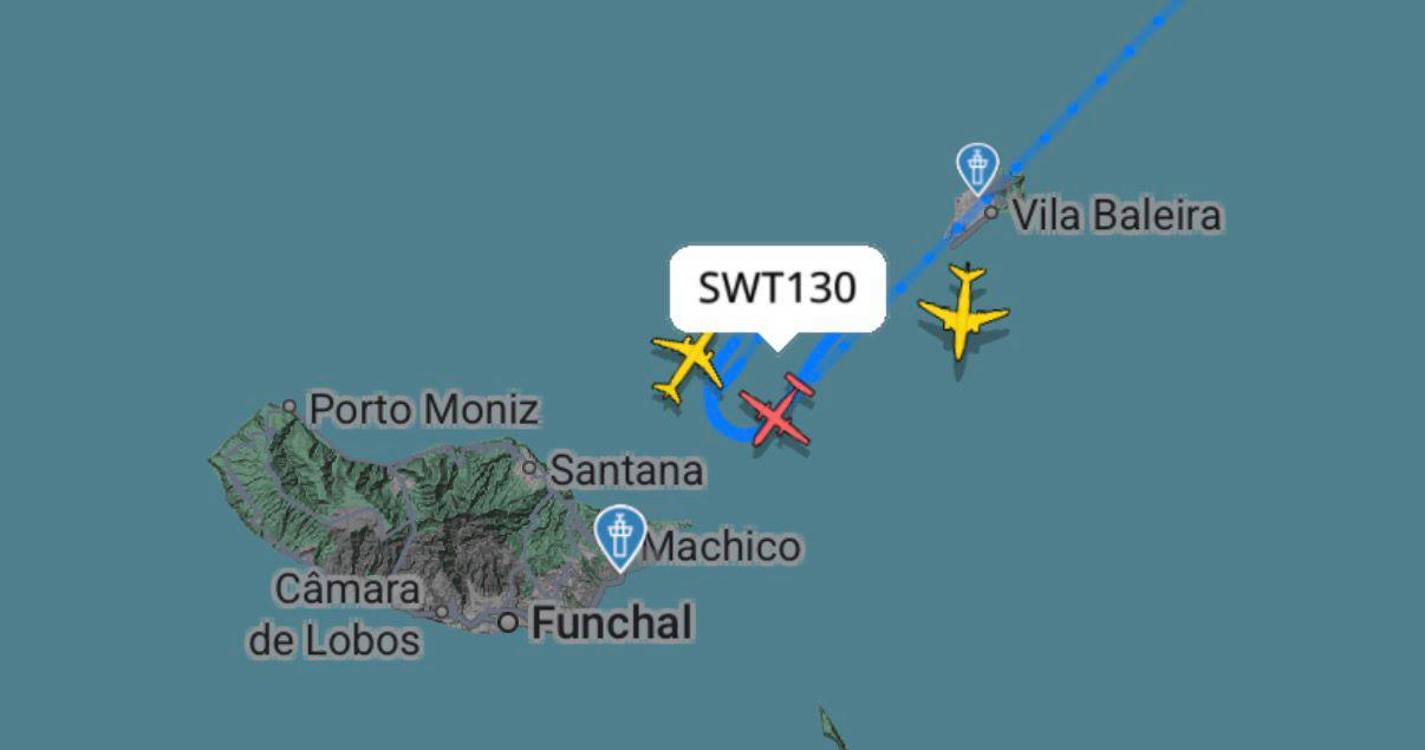 Aviões ‘às voltas’ e voos cancelados devido ao vento no aeroporto