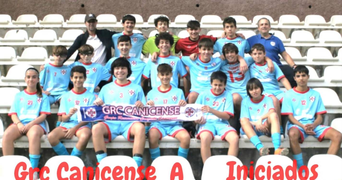 Iniciados do GRC Canicense sagram-se campões regionais