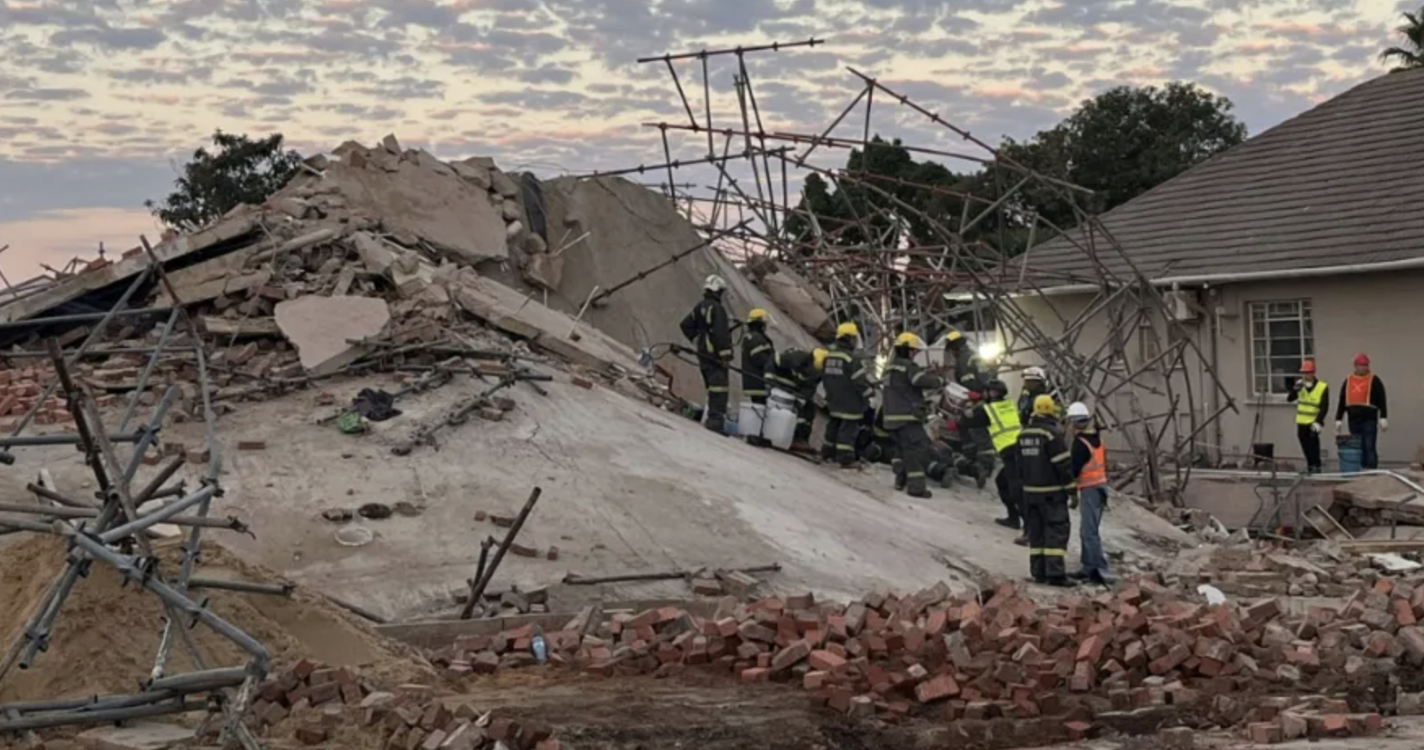 Sobe para nove o número de mortos no desabamento de edifício na África do Sul