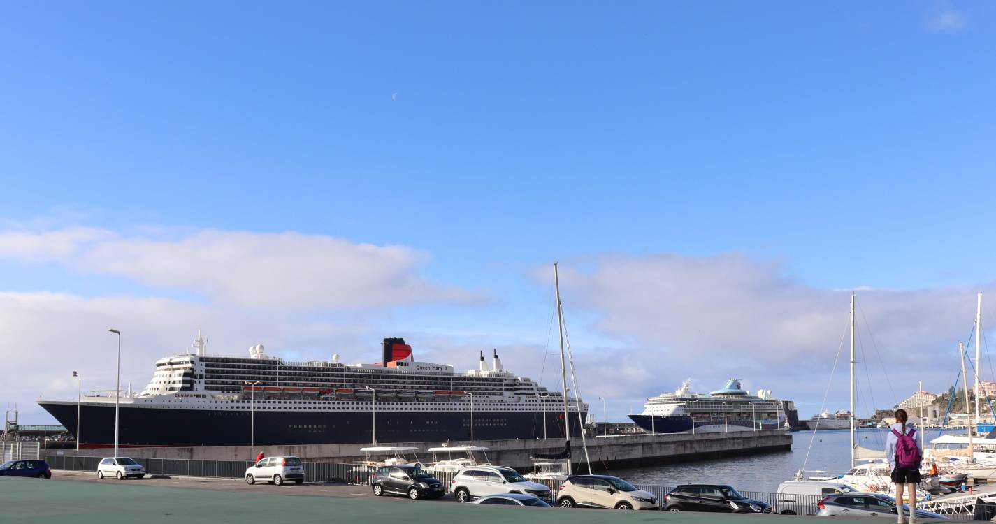 Porto do Funchal hoje com três navios com mais de 9.700 pessoas