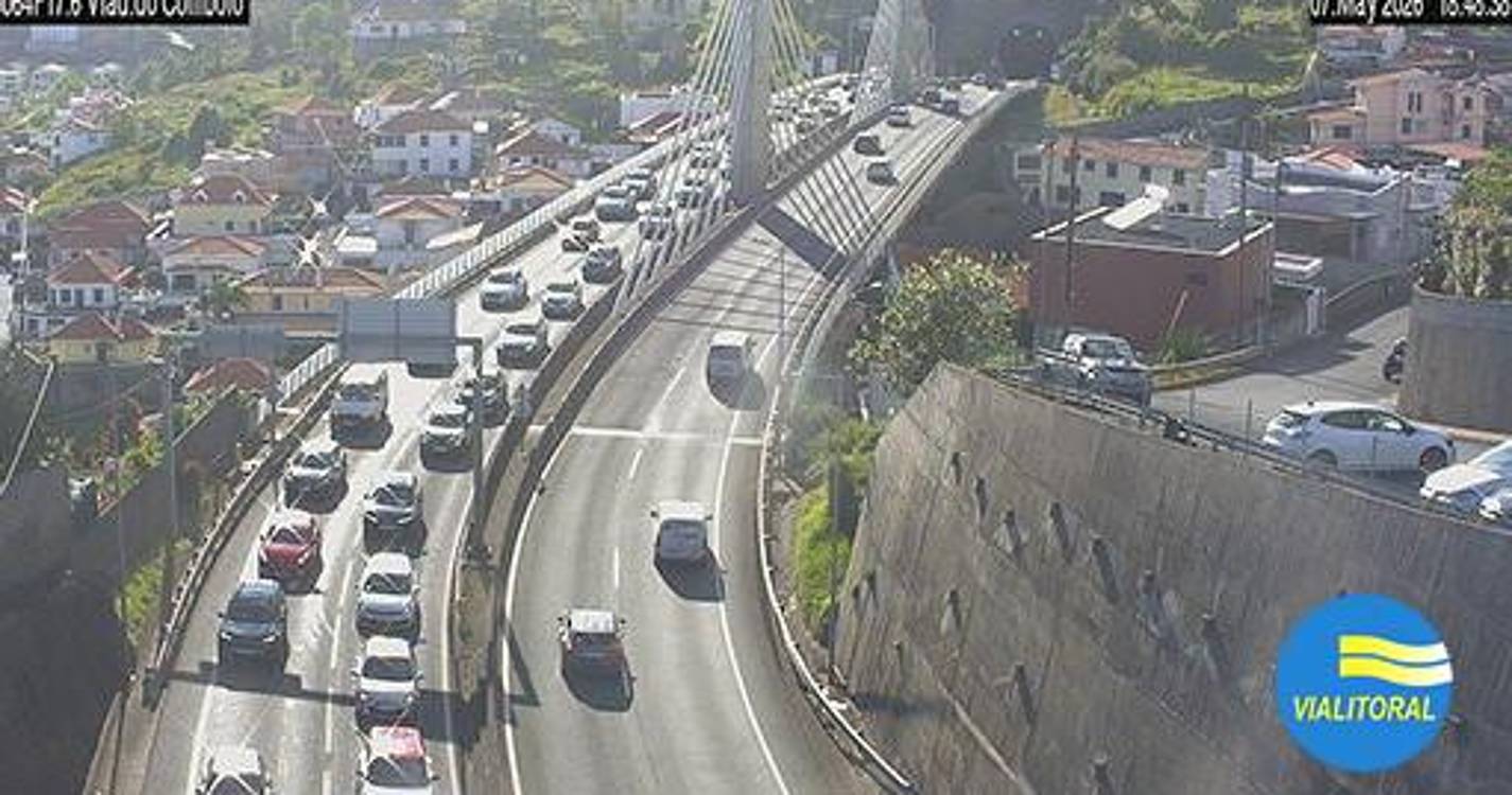 Acidente faz parar trânsito na Via Rápida entre São Martinho e Cancela
