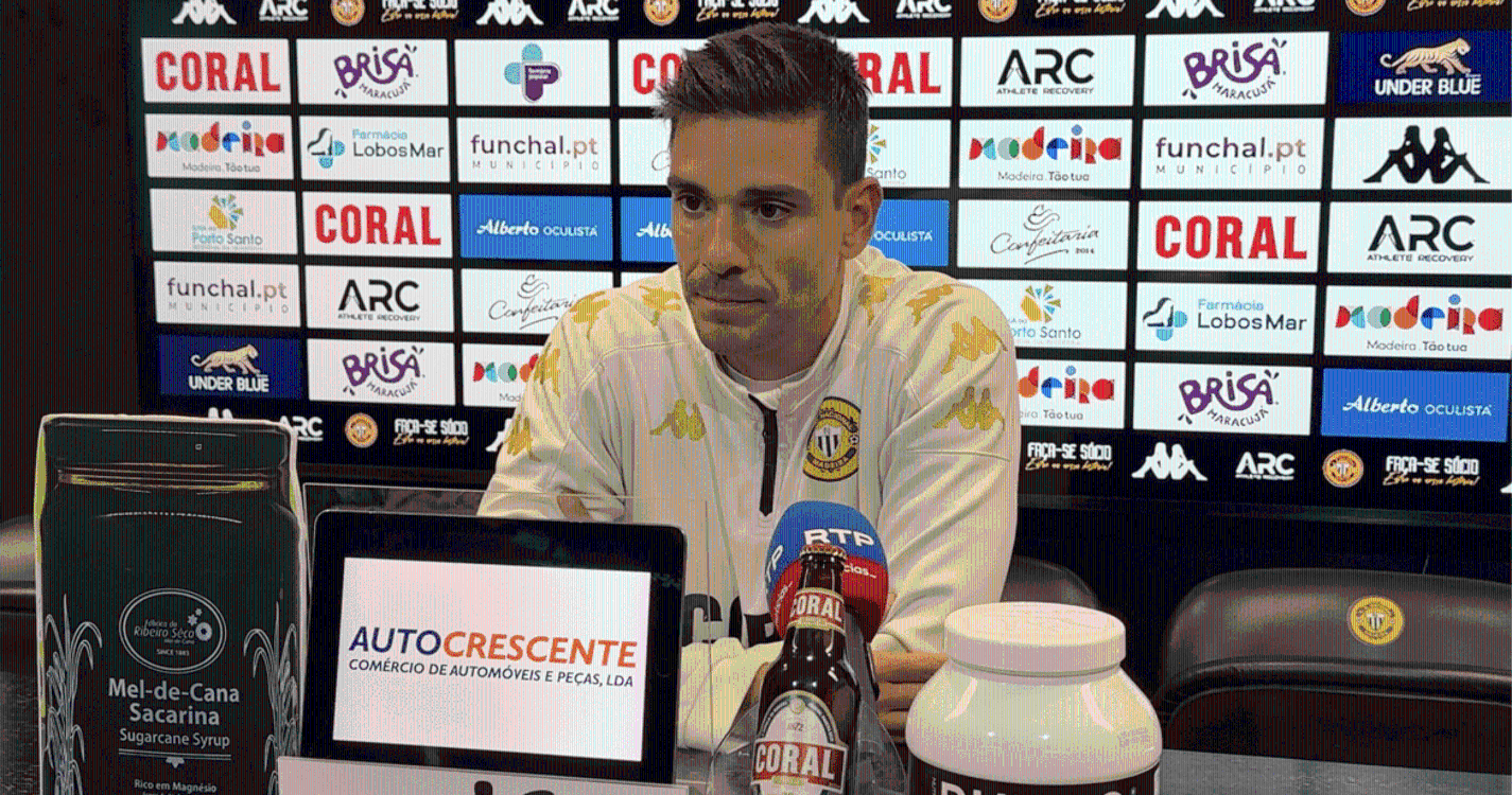 I Liga: Nacional “respira confiança” antes da deslocação a Tondela