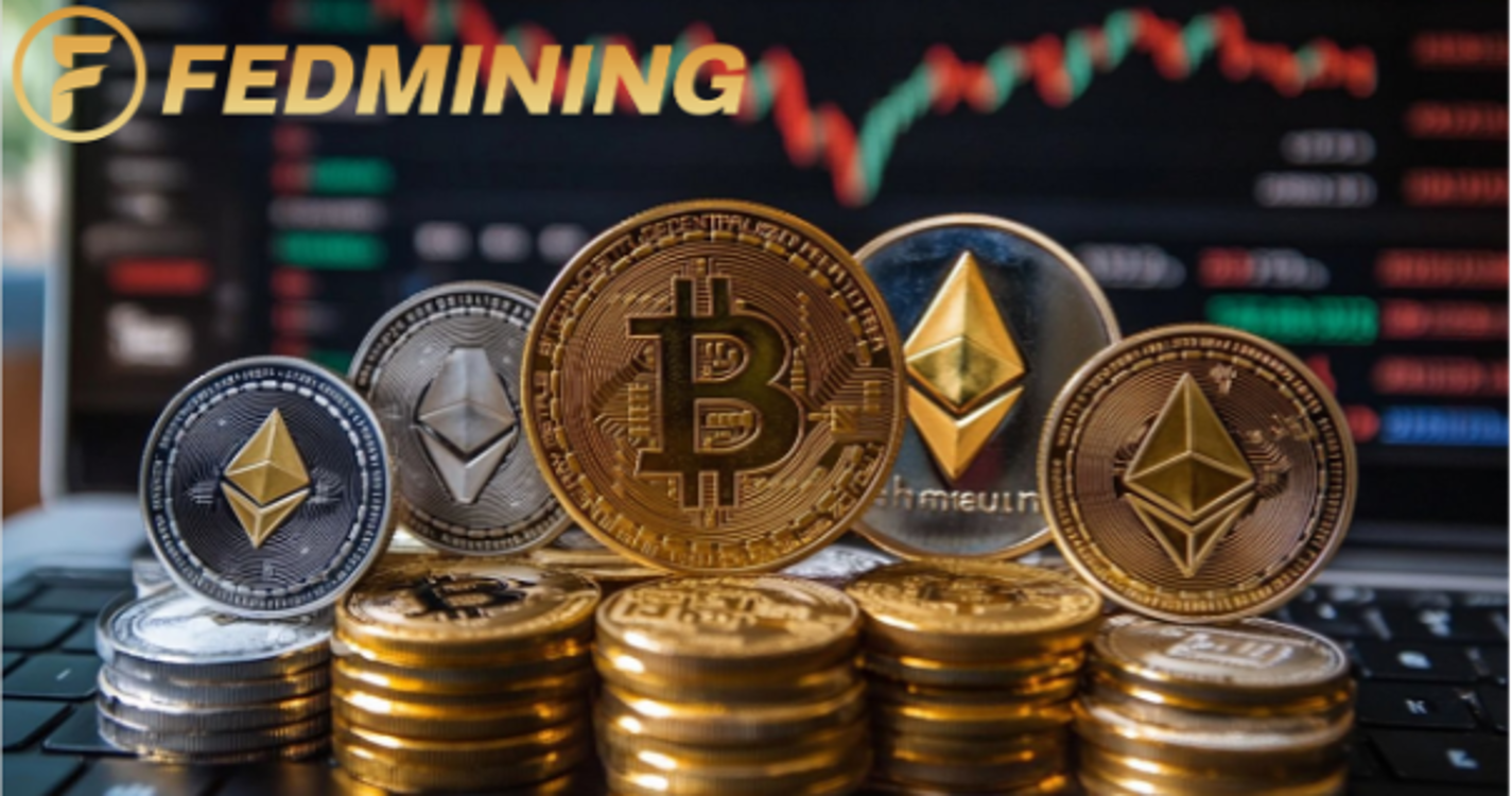 XRP e ETH registaram um crescimento expressivo, com investidores a alcançar ganhos diários de 9.250 $ através da FEDMINING