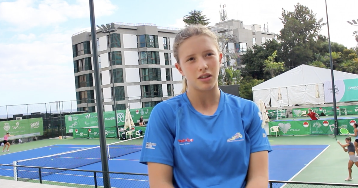 Conheça a jovem tenista madeirense Madalena Fernandes (com vídeo)