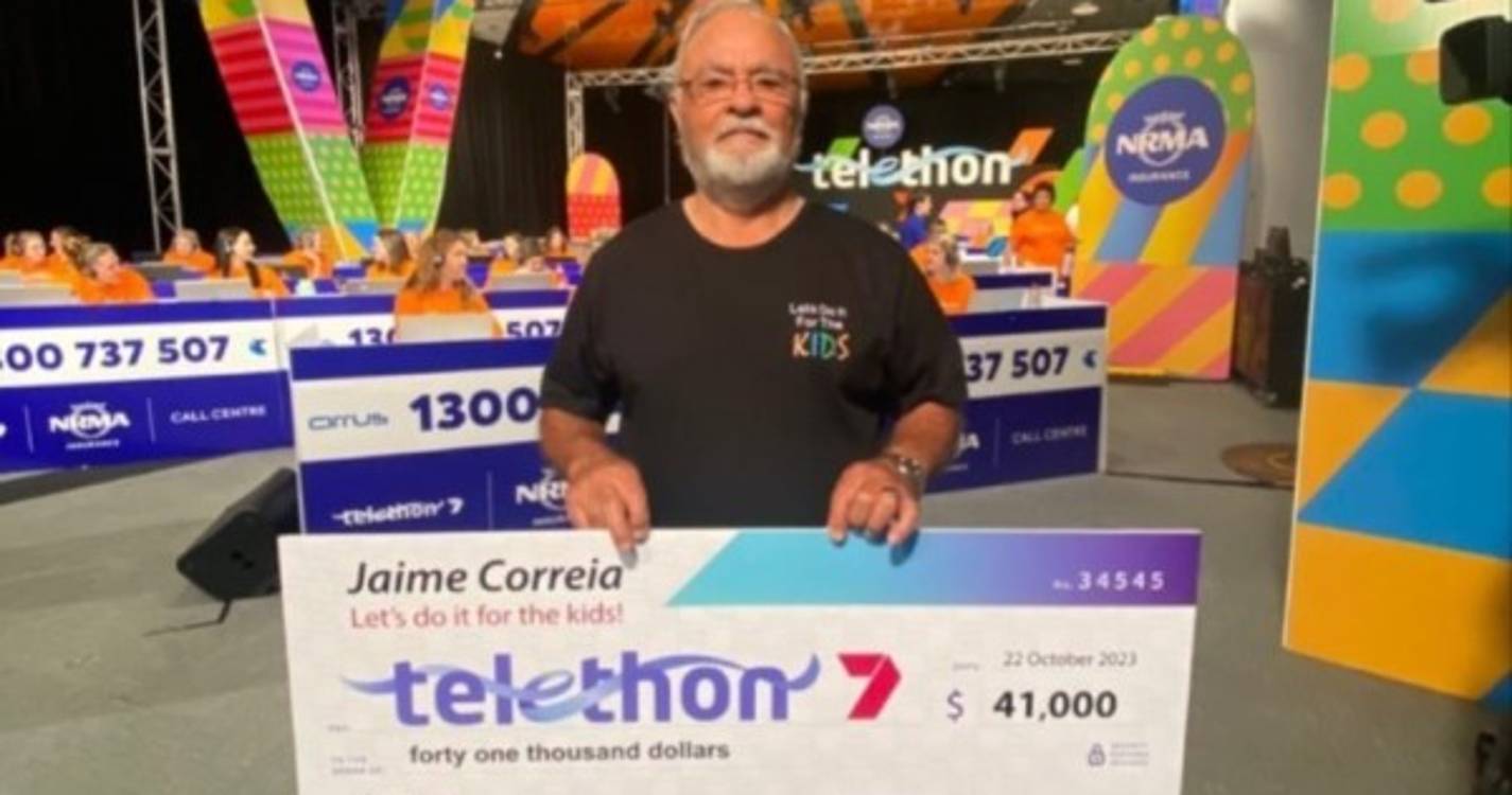 Austrália: Emigrante da Madalena do Mar angaria 25 mil euros para hospital infantil