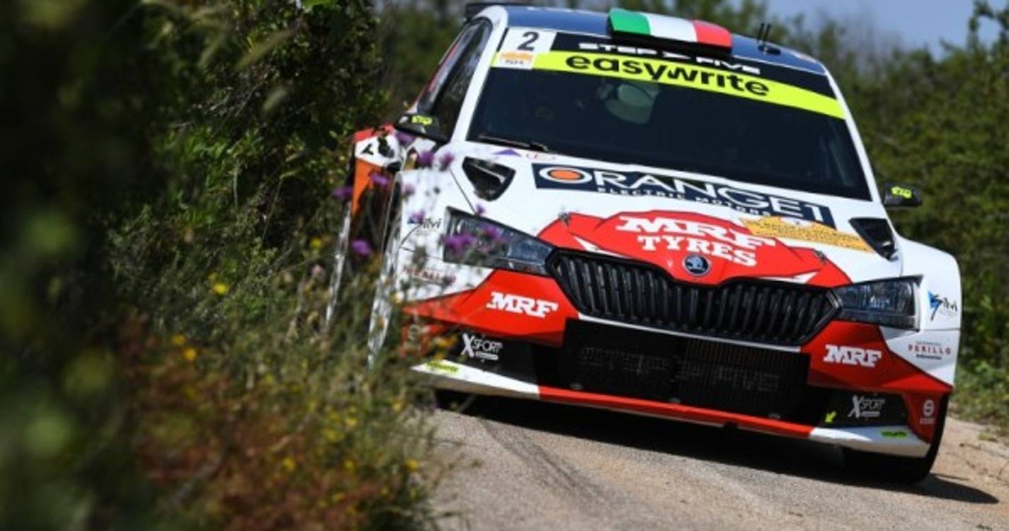Simone Campedelli foi segundo no Rally Lana
