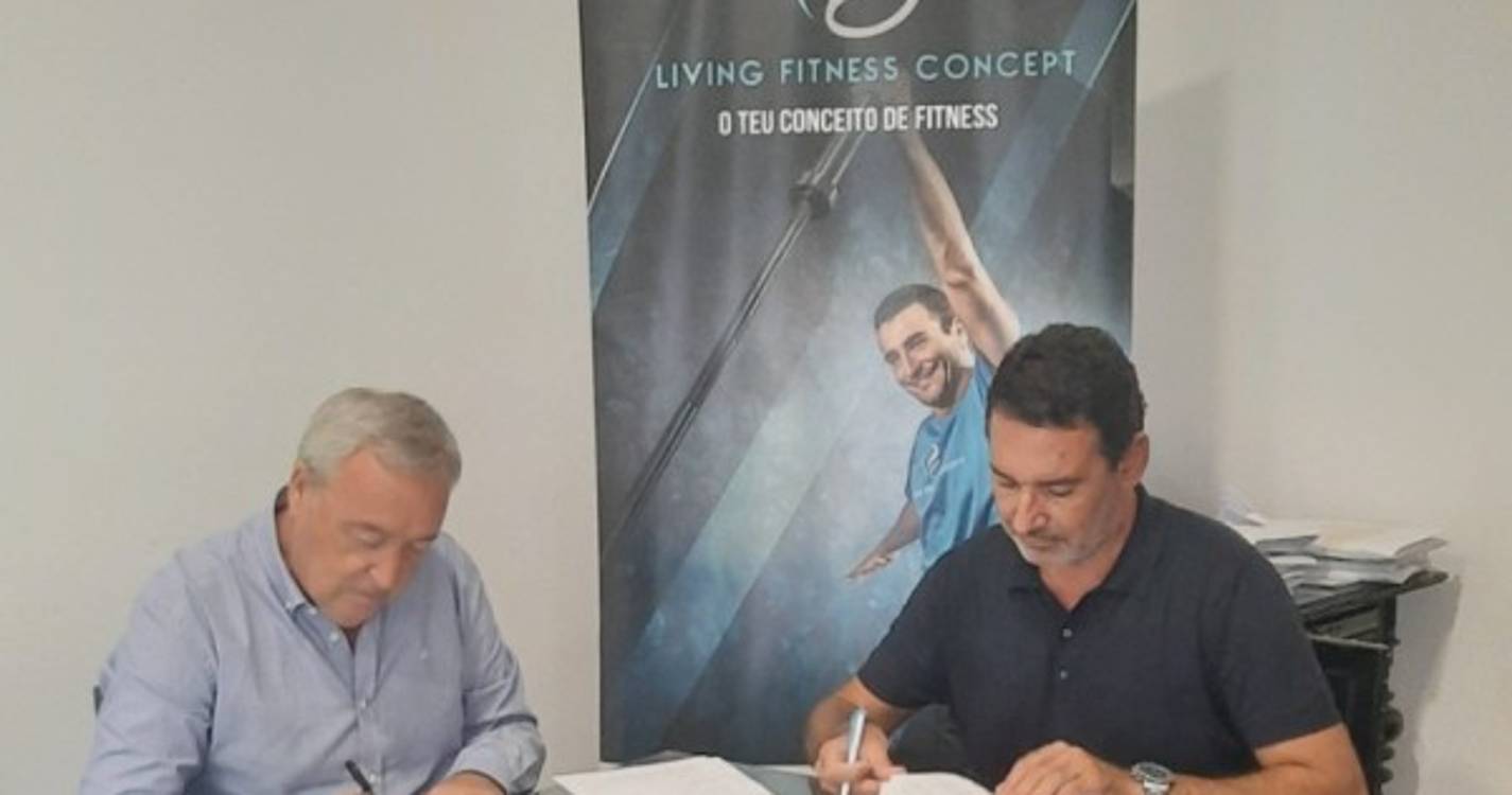 Francisco Franco celebra protocolo com Ginásio Living Fitness Concept