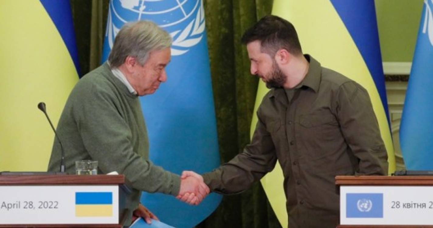 Ucrânia: Guterres "em segurança", mas "chocado" com bombardeamentos em Kiev