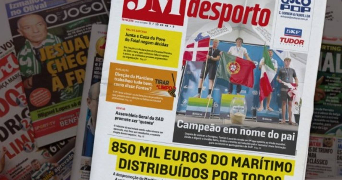 850 mil euros do Marítimo distribuídos por todos
