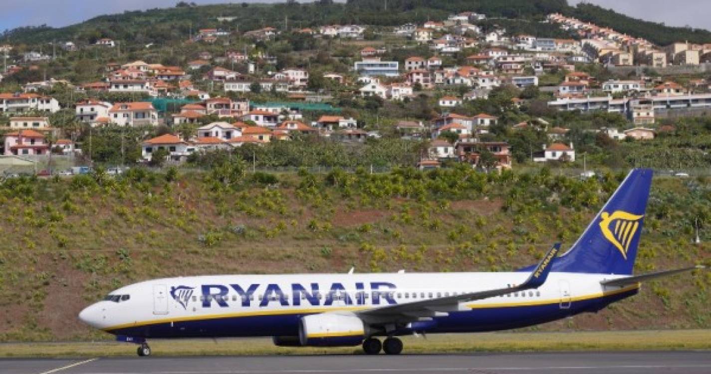 Ryanair mantém 10 rotas no verão na Madeira e aumenta frequências para o Porto