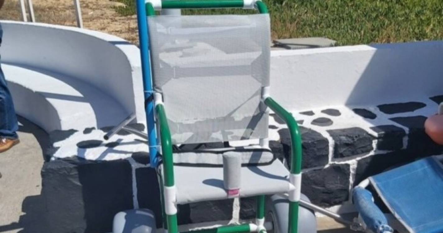 Porto Santo disponibiliza gratuitamente cadeira de praia para crianças com mobilidade reduzida