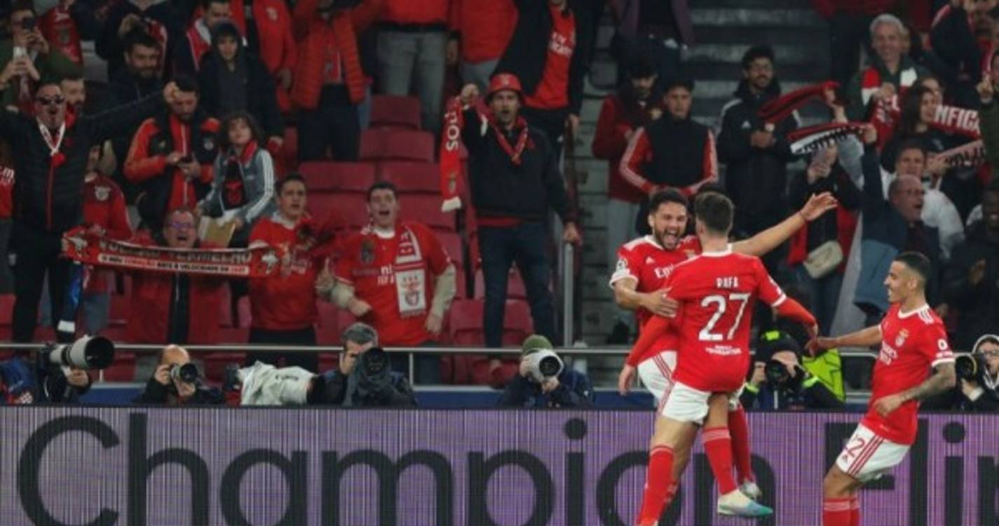 Benfica de 'mão cheia' nos quartos de final da Liga dos Campeões