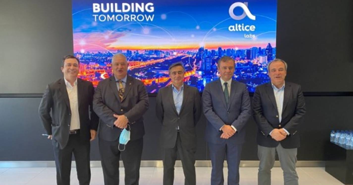 Pedro Ramos e Rui Barreto visitaram instalações da Altice Labs em Aveiro