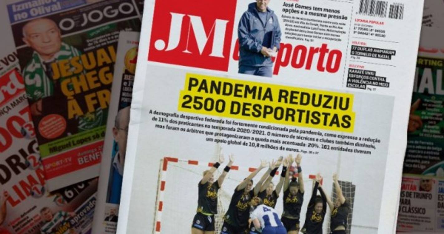 Pandemia 'roubou' 2.500 desportistas