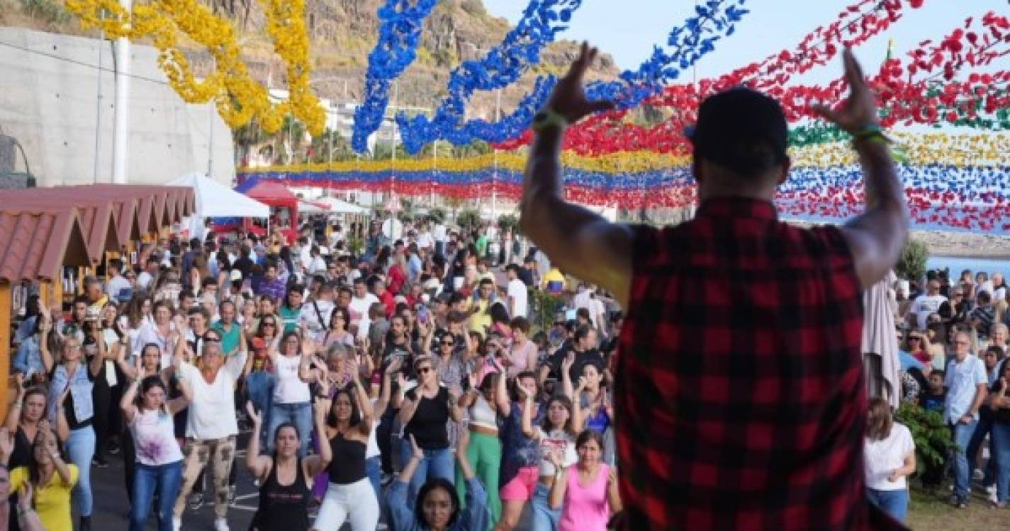 Comunidade venezuelana em festa na Ribeira Brava