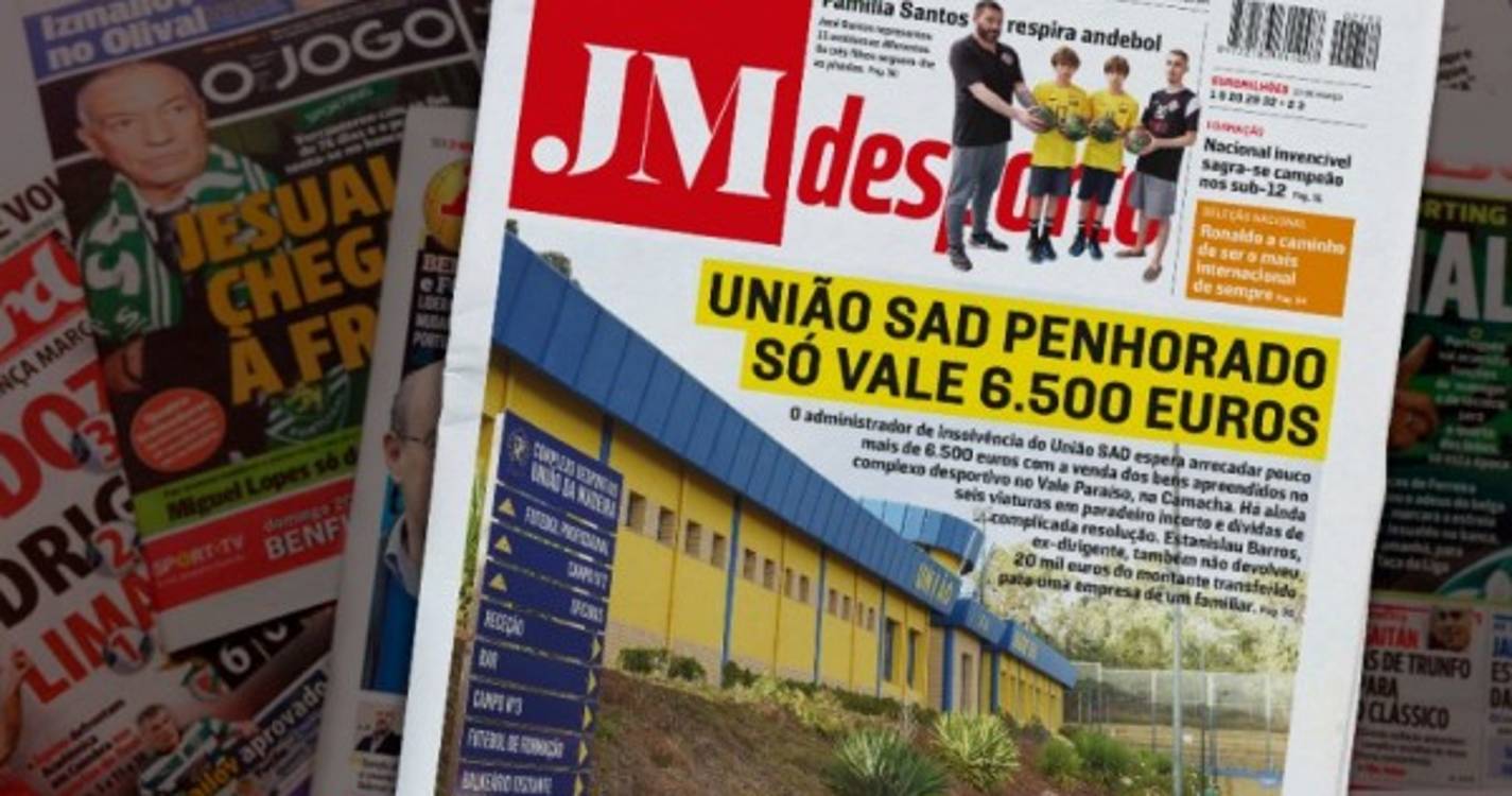 União SAD penhorado só vale 6.500 euros