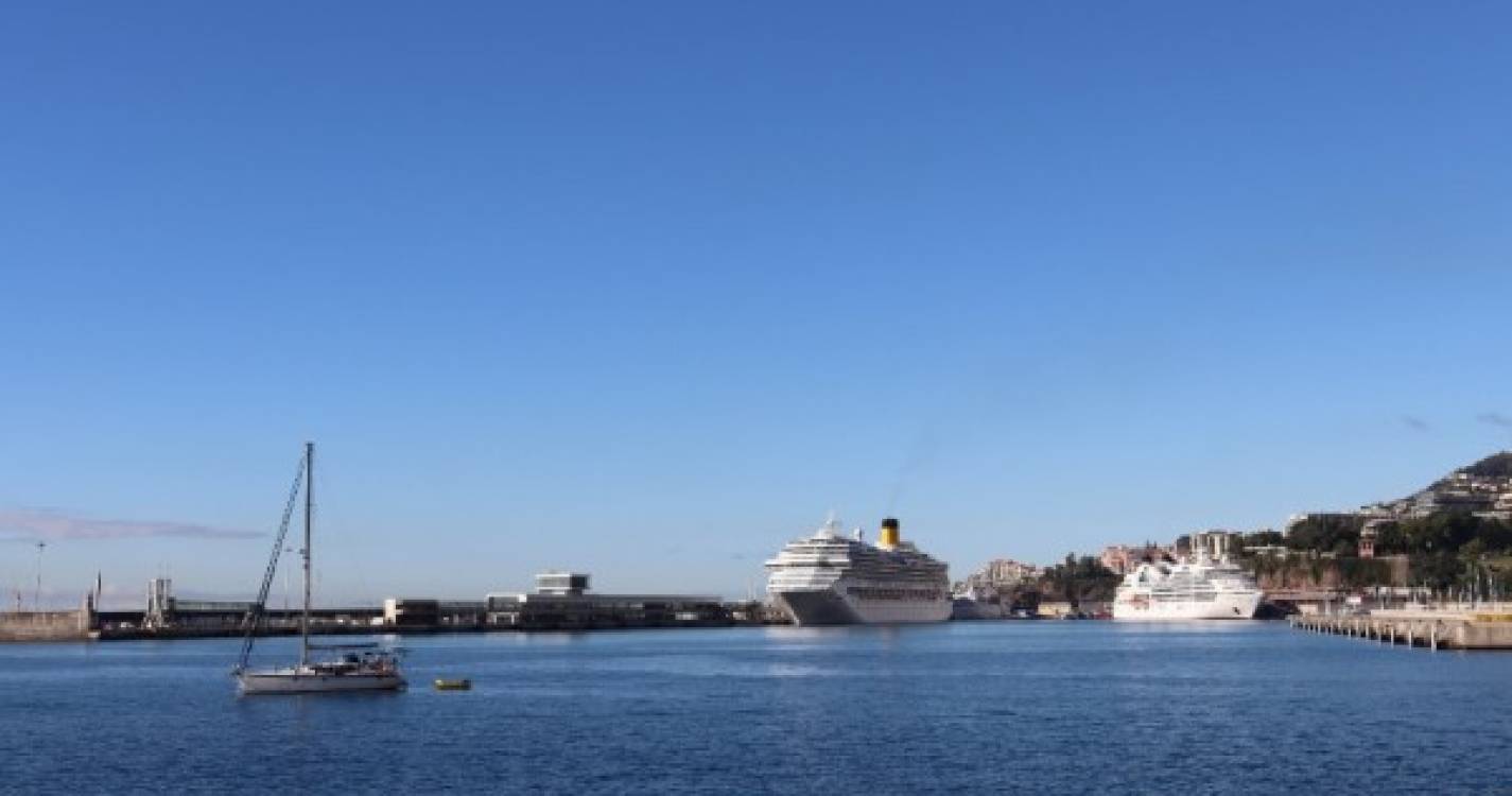 Dois navios no Porto do Funchal a movimentar quase 3.800 pessoas