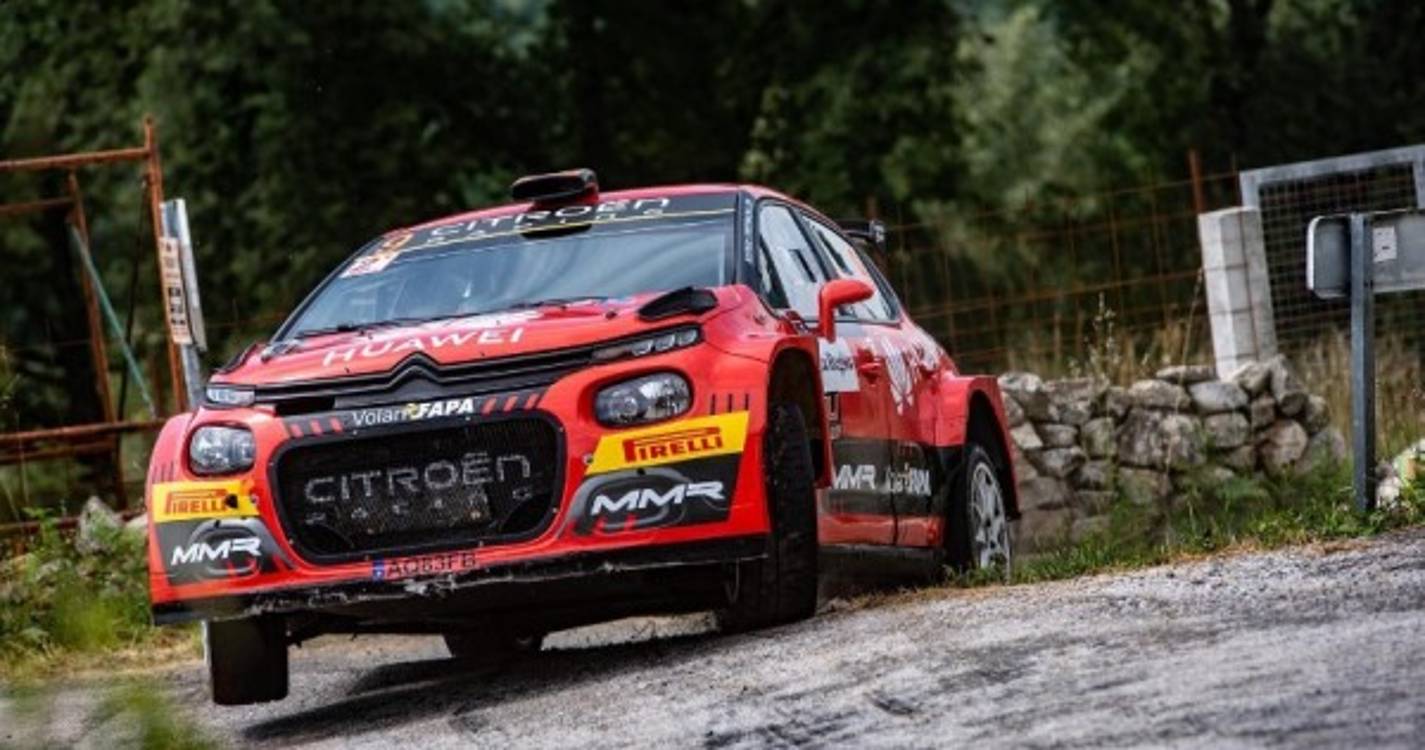 Diego Ruiloba no Rali Vinho da Madeira