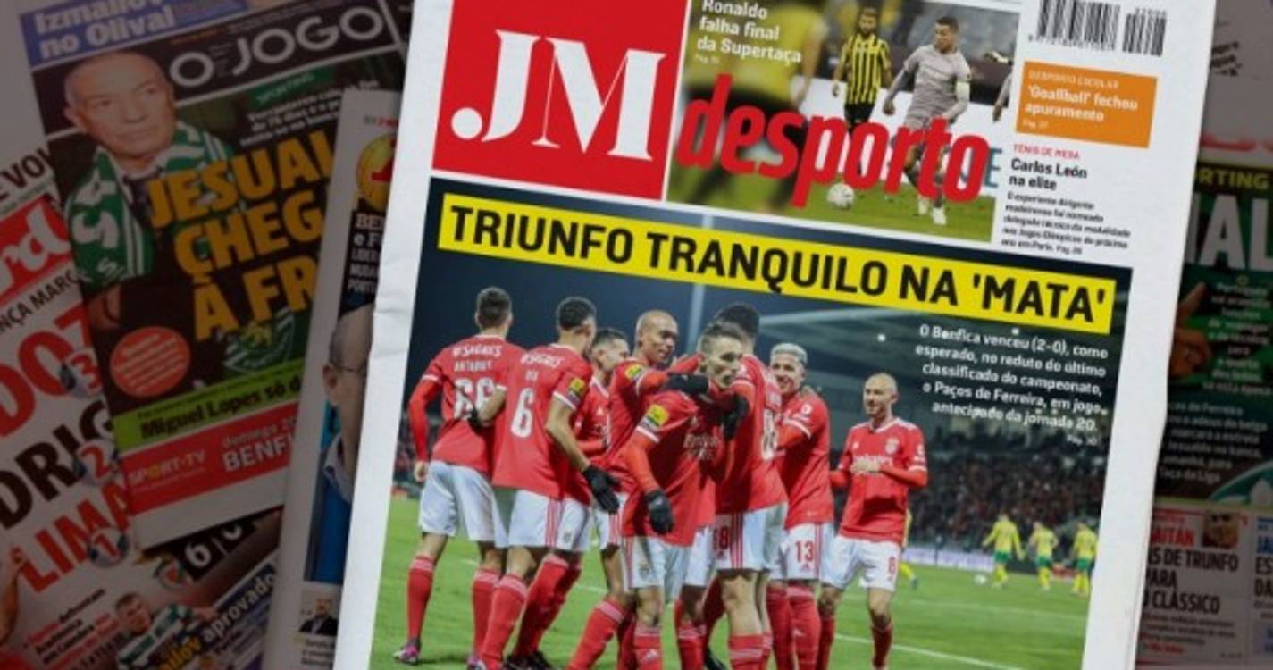 Benfica com triunfo tranquilo na Mata Real