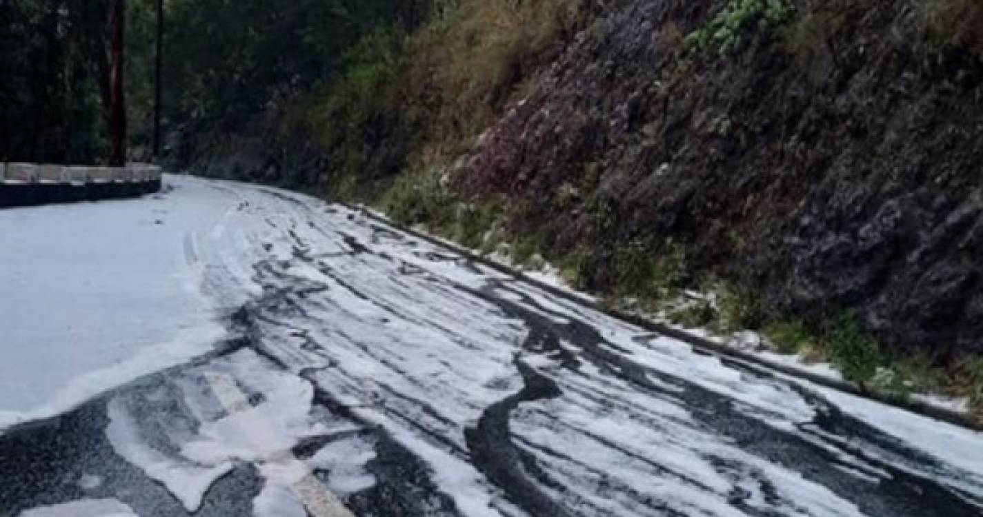 Neve fecha acesso à freguesia do Curral das Freiras
