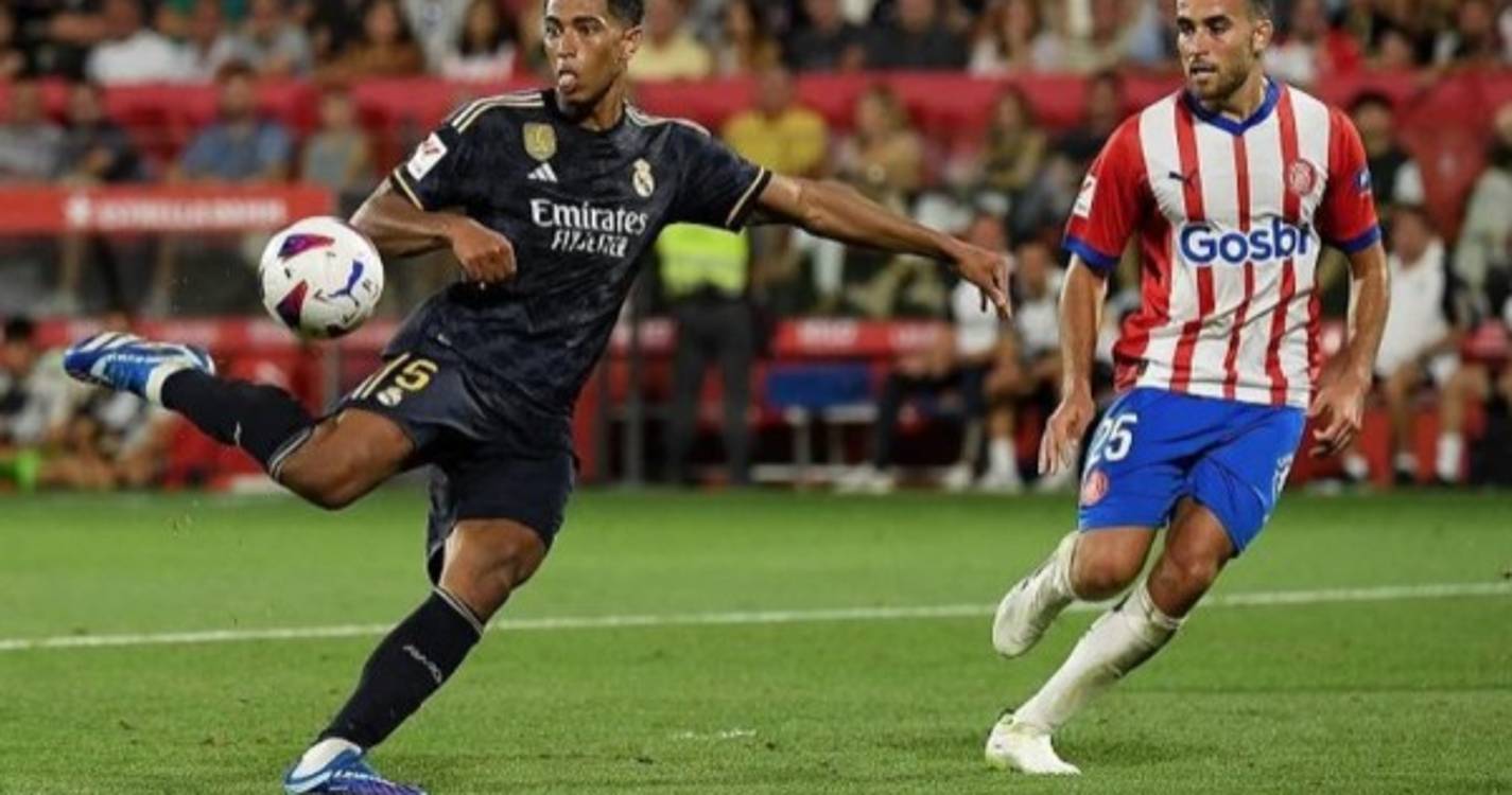 Bellingham marca e assiste e Real Madrid bate Girona para assumir liderança