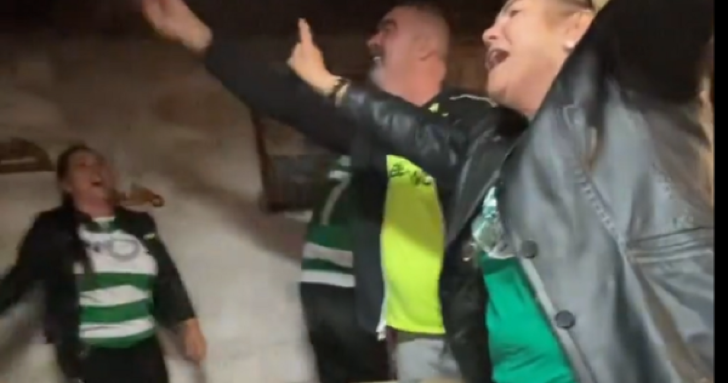 Dolores Aveiro festeja vitória do Sporting (vídeo)
