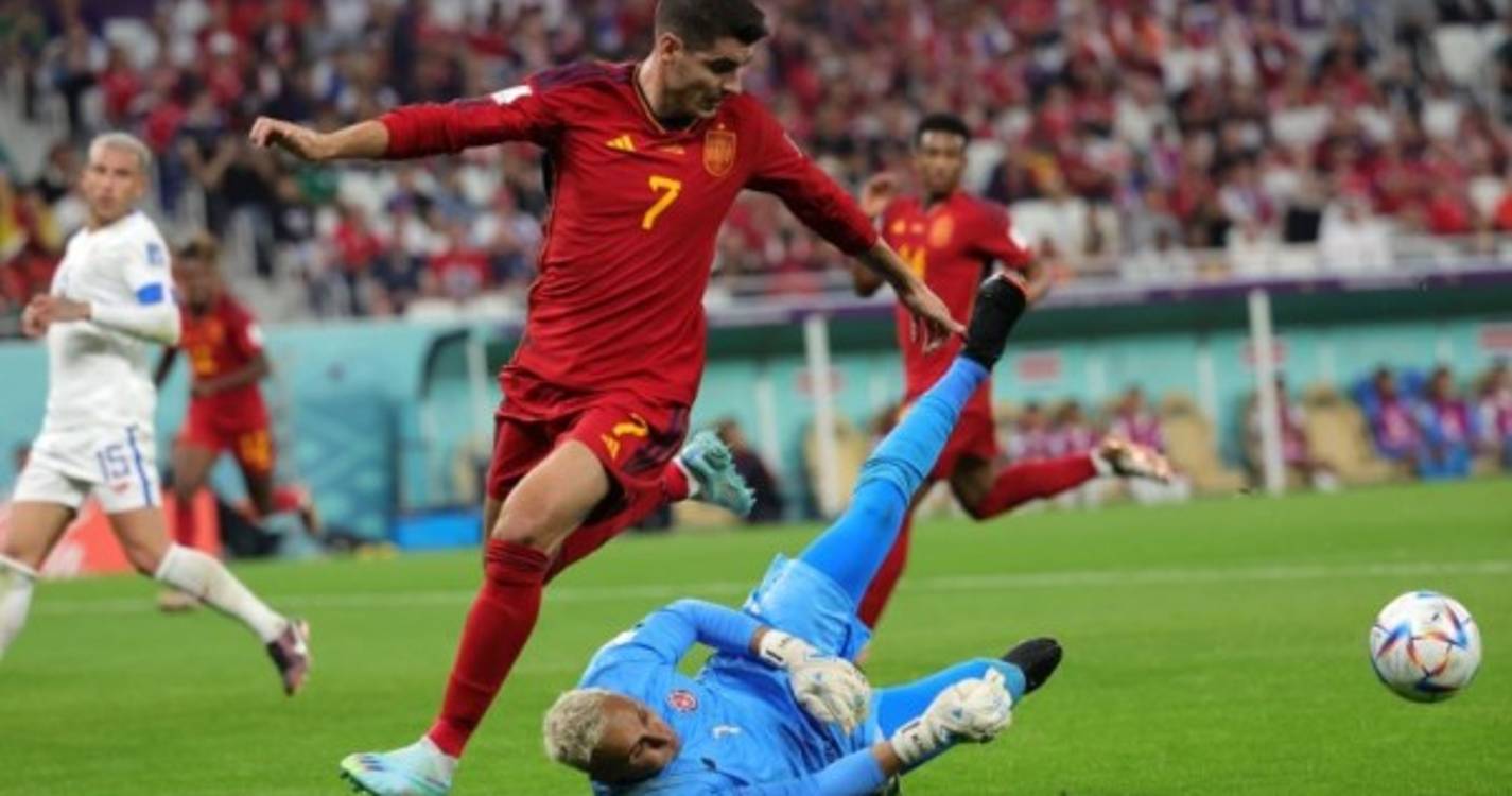 Espanha goleou Costa Rica