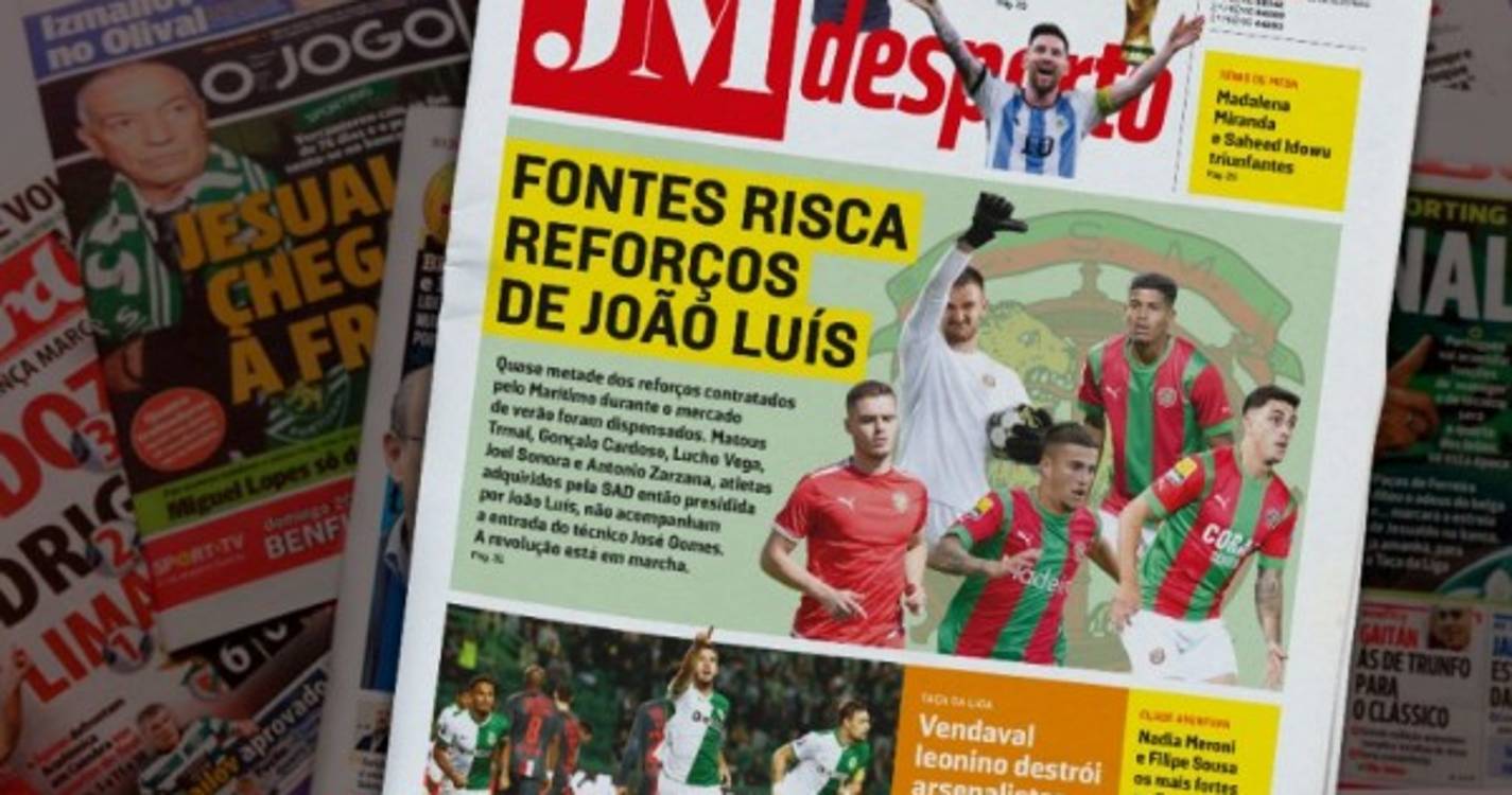 Marítimo: Fontes risca reforços de João Luís