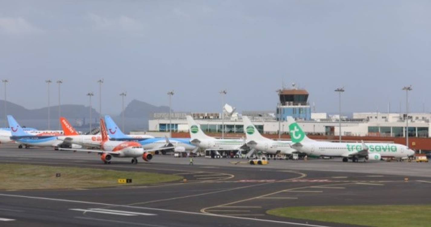 64 voos de partida movimentaram cerca de 11 mil passageiros no Aeroporto da Madeira esta segunda-feira