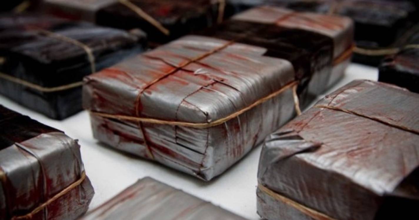 PJ detém dois homens e apreende cocaína dissimulada em carregamento de açaí congelado