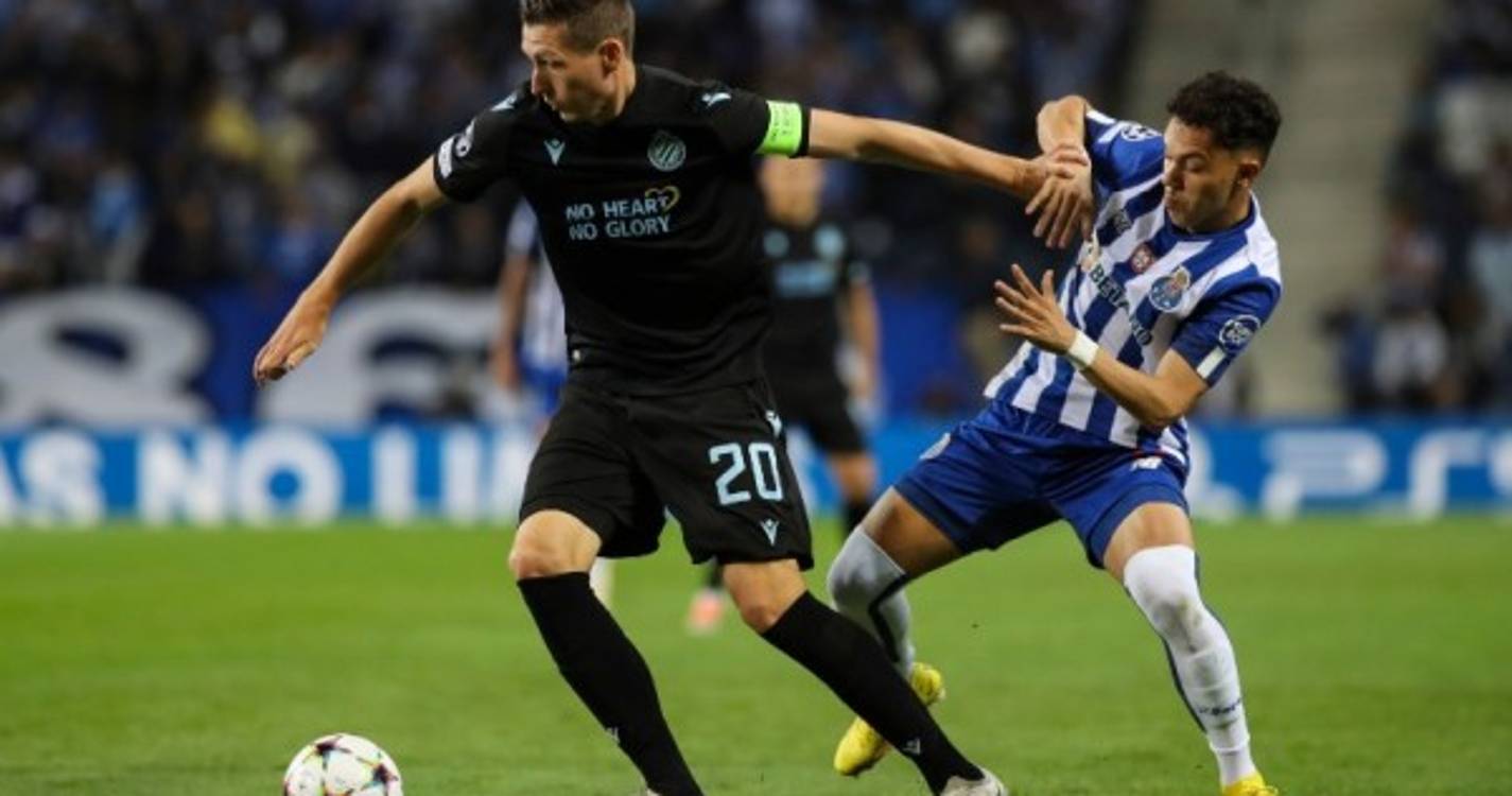 LC: Brugge goleia FC Porto no Dragão