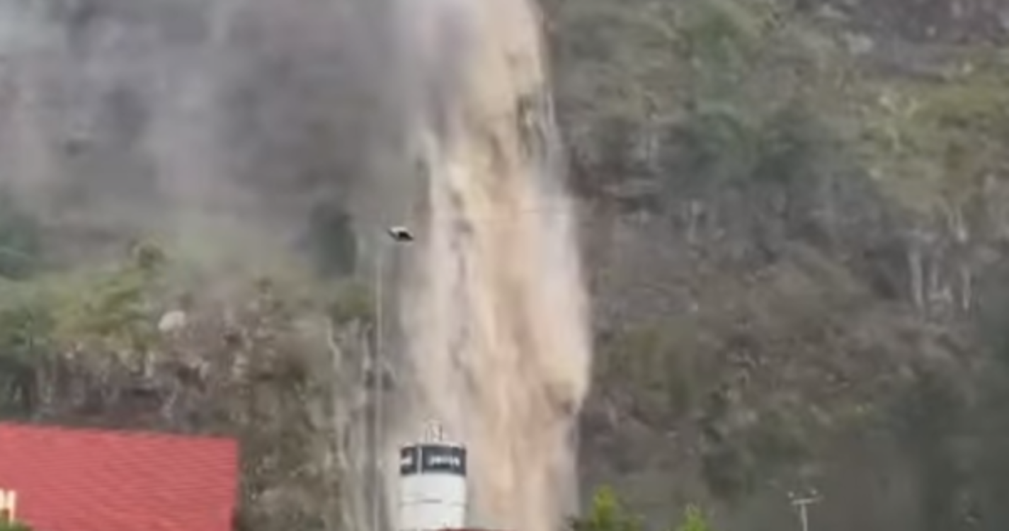 Veja o vídeo impressionante do mau tempo na Ribeira Brava