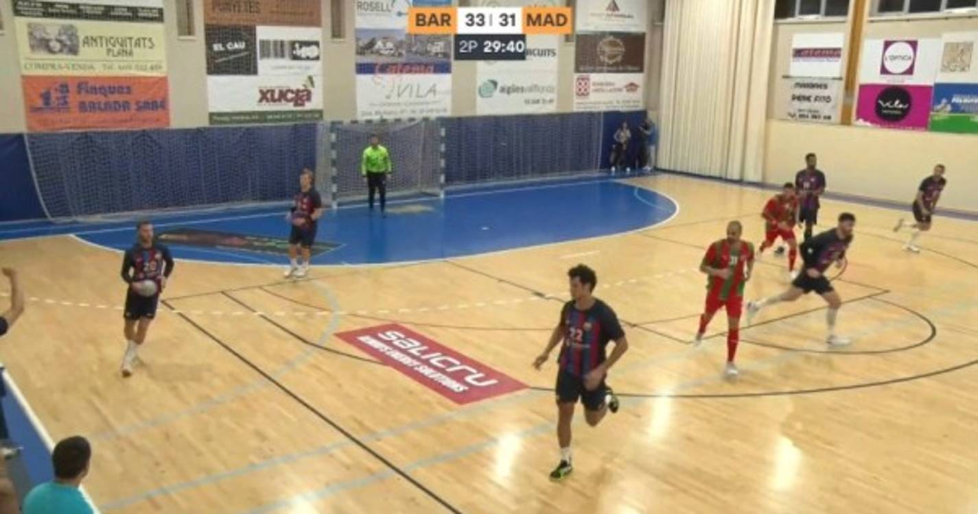 Andebol: Marítimo deu luta ao campeão europeu FC Barcelona
