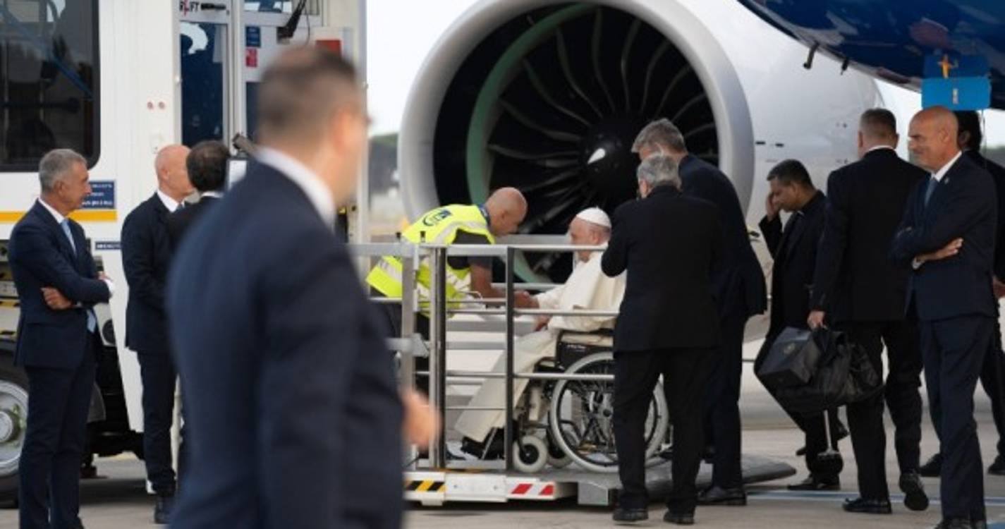 JMJ: Papa saudou chefes de Estado da Itália, França e Espanha na viagem para Lisboa