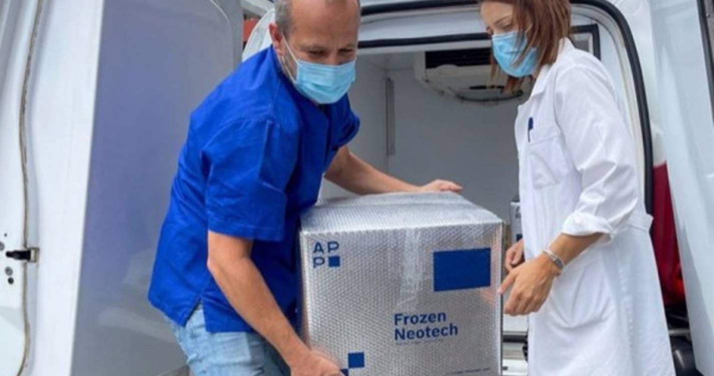 Madeira recebeu hoje mais 5.376 vacinas da Pfizer