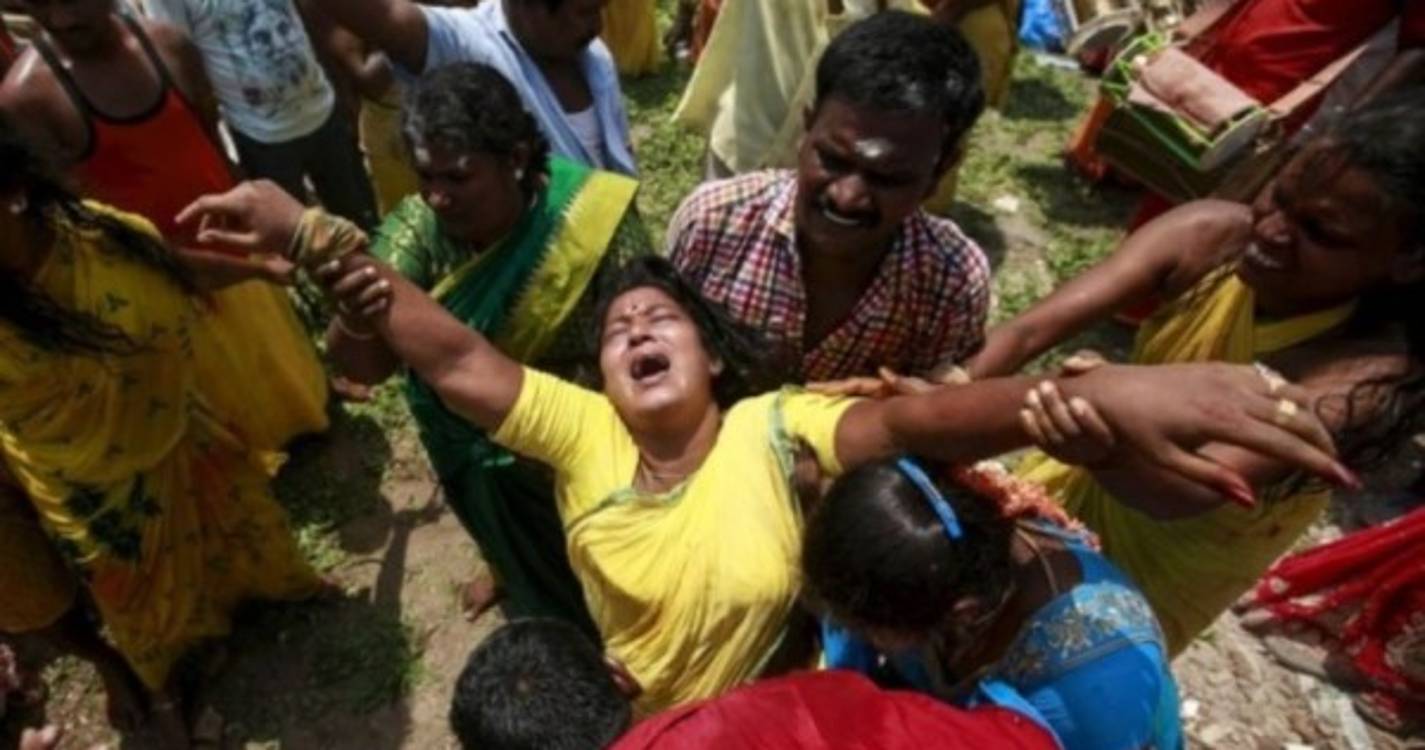 Duas mulheres mortas em sacrifício humano no sul da Índia