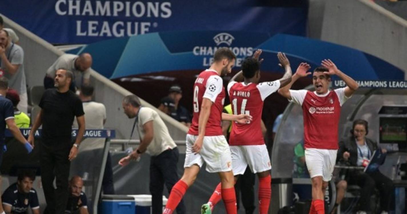 Sporting de Braga vence Panathinaikos na primeira mão do play-off da ‘Champions’