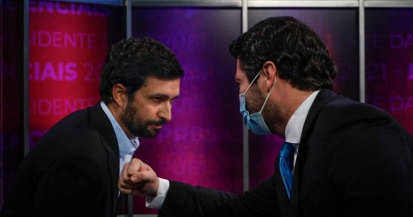 Presidenciais: Debate tenso entre Ventura e João Ferreira marcado por interrupções constantes