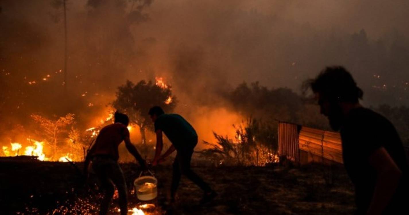 Incêndios: Fogo em Ourém volta a reacender-se e há um novo foco no concelho