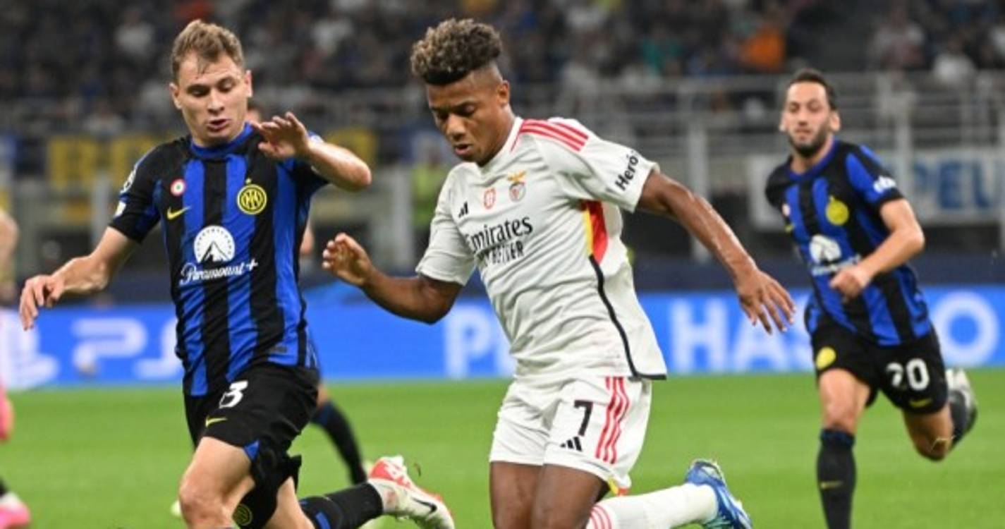 Liga dos Campeões: Benfica sofre derrota em Milão