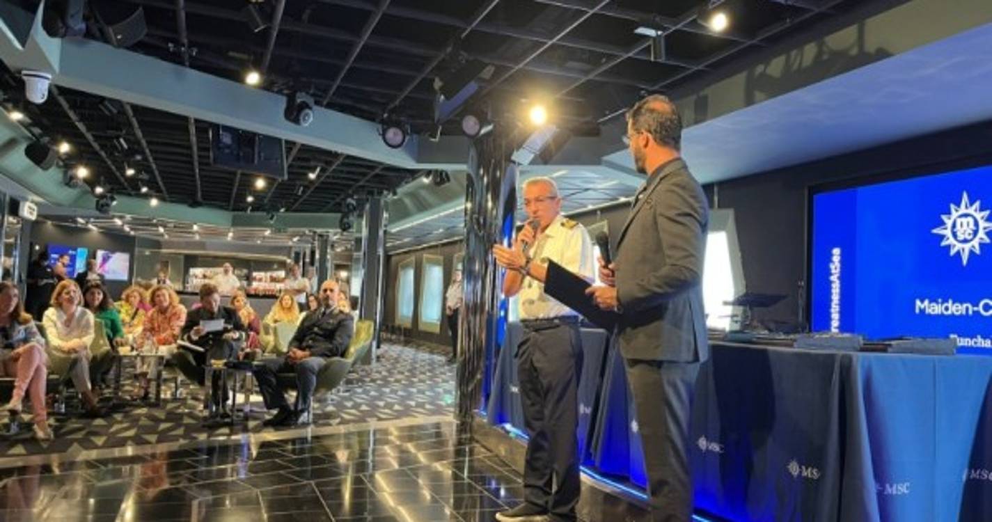 200 passageiros embarcaram hoje no MSC ‘Grandiosa’