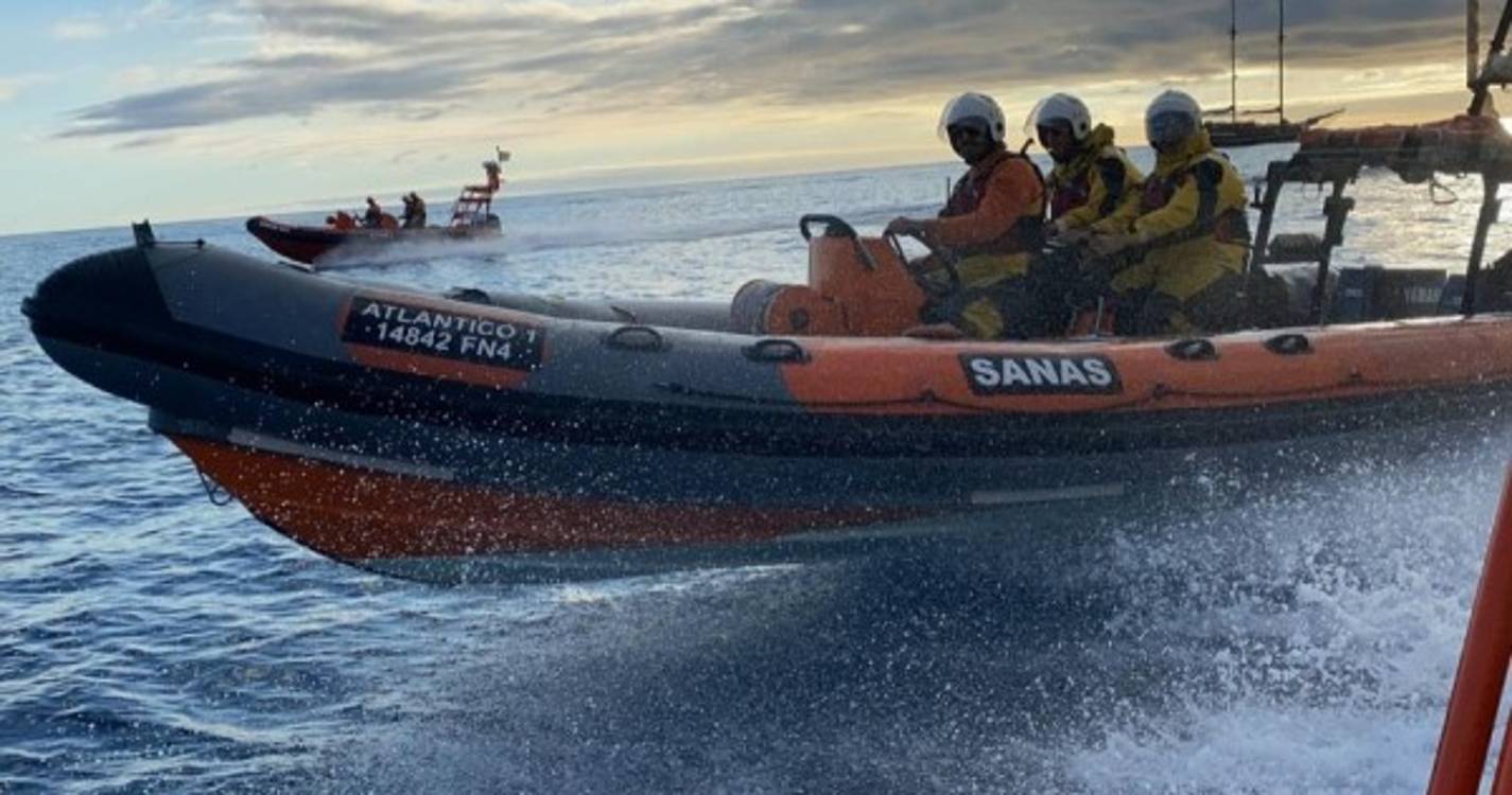 Dois homens resgatados pelo Sanas no Seixal