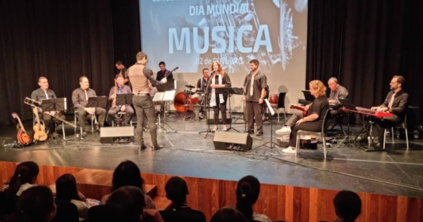 Concerto pedagógico assinalou Dia Mundial da Música no passado dia 2 de outubro