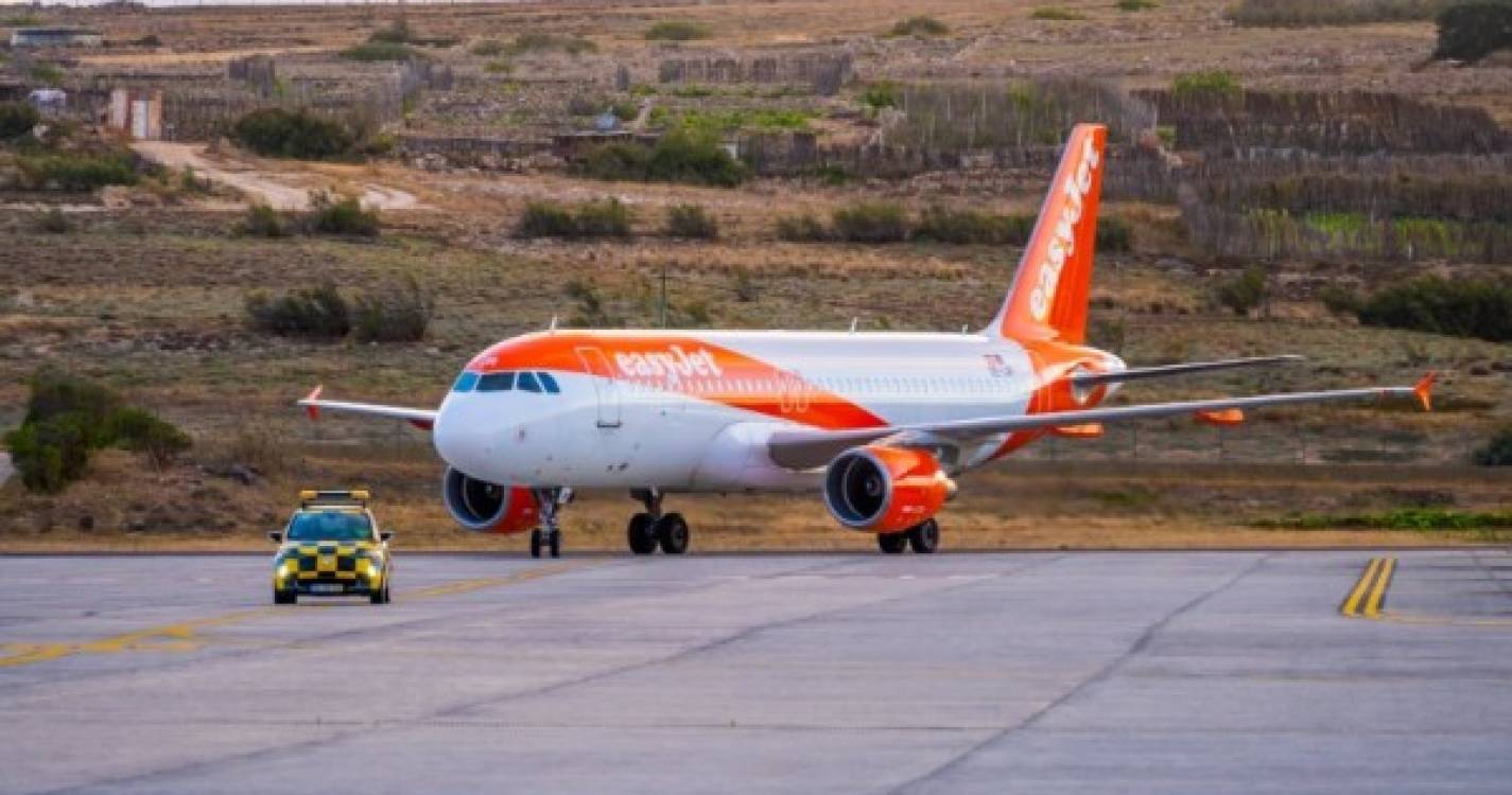 easyJet cancela voos de hoje de e para o Porto Santo
