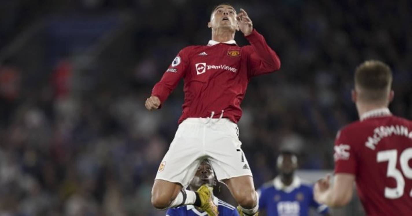 Cristiano Ronaldo suplente utilizado no triunfo do United