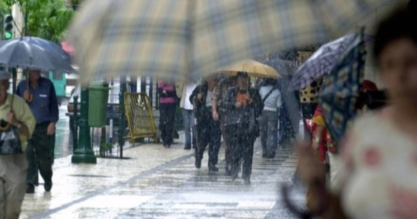 Aviso Laranja para a Madeira devido à chuva e agitação marítima