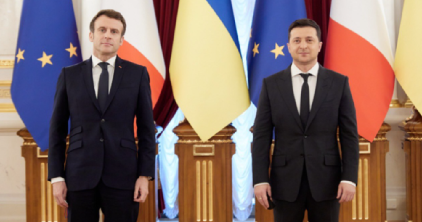 Ucrânia: Macron apela a cessar-fogo e regresso ao diálogo